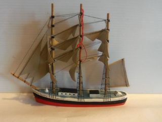 Hand Made Wooden Boothbay Harbor Maine 1994 SHIP Model