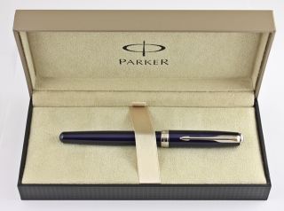 Parker Sonnet Ocean Blue Rollerball Pen UK Seller New