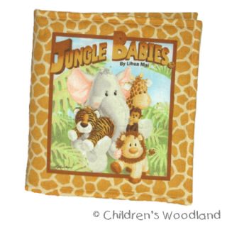 Jungle Babies Cloth Soft Book Animals Kids Baby Lion
