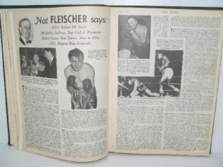 The Ring Vintage Boxing Magazine July to December 1953