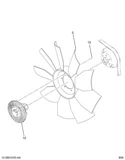 3584438C3 Fan Drive Spin on Borg Warner SA85 Brand New