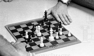 1972 35mm Negs Fisher and Spassky Chess Positions 52