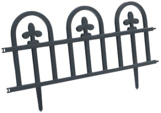  10 Pack of Halloween Graveyard Border Prop Fence