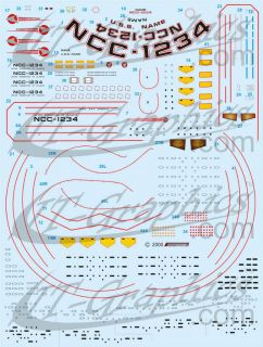 This is a Conversion Decal sheet to enhance your 1/537 scale model of 