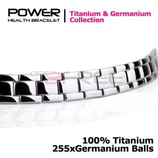 Men Power 100 Titanium Germanium Bracelet Balance Band