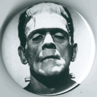 Frankenstein Monster Boris Karloff 1 Pin Button Badge Magnet Horror 