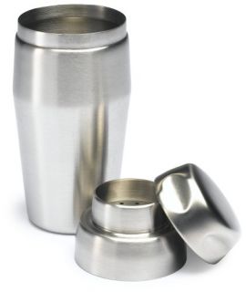 Bormioli Rocco Party Cocktail Shaker, Stainless Steel, Gift Boxed