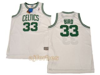 Larry Bird Boston Celtics Adidas NBA Soul White Jersey