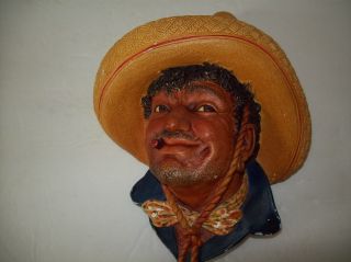 Vintage Bossons Figural Head Wall MountPancho1960