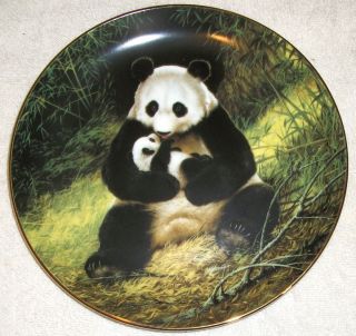 BRADFORD EXCHANGE W S GEORGE WILL NELSON THE PANDA COLLECTORS PLATE 