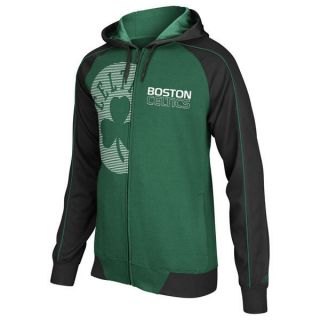 Boston Celtics Sz L NBA Pindot Full Zip Fleece Hoody