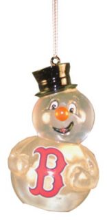 Boston Red Sox MLB Baseball LED Light Up Holiday Christmas Snowman 