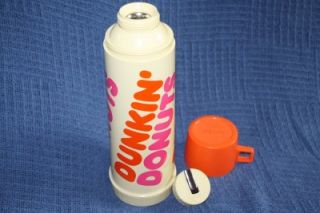 Vintage Dunkin Donuts King Seeley 1 Quart 13 inch Thermos Glass 