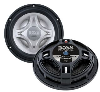 Boss Audio NX12FD New Onyx 12 Low Profile Subwoofer Dual 4 Ohms Voice 