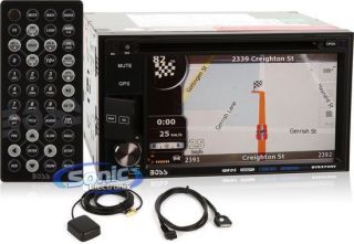 Boss BV9370NV In Dash 6 2 DVD  SD Car Receiver w Bluetooth GPS 