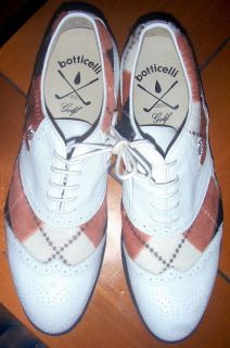 Roberto Botticelli Golf Shoes Sz 40 plus FREE Foot Joy new golf glove 