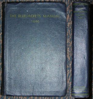 The Bluejackets Manual 1940 Tenth Edition