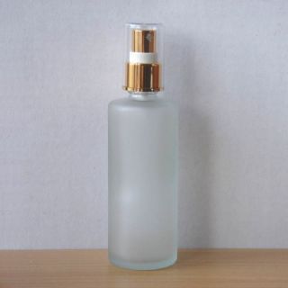 100ml Frosted Glass Bottle Gold Atomizer Perfume Spray