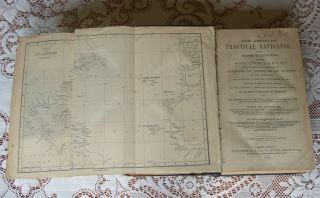 RARE 1866 Bowditch The New American Practical Navigator