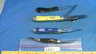  1881 4 Case Pocket Knives