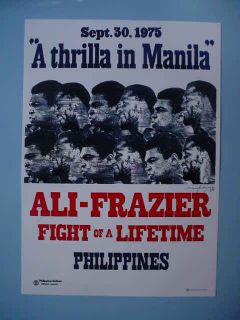 1975 Manila Muhammad Ali vs Joe Frazier Boxing Heavyweight Title Fight 