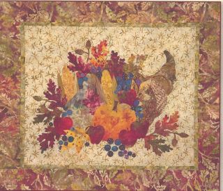 Bountiful Harvest applique quilt pattern by Edyta Sitar of Laundry 