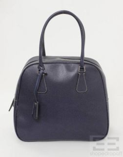 prada purple leather padlock bowler bag