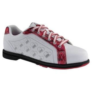 Etonic Womens Cherry Red Silver Bowling Shoes