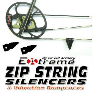 Archery Zip Bowstring Silencer Vibration Dampener 1pr