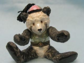 panda teddy bear trinket box phb midwest ret nib