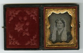 Cased Image Collection 7 Daguerreotypes, 3 Ambrotypes, 1 Tintype