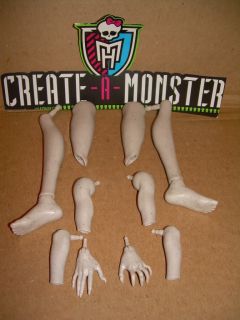 Mattel Monster High Doll Create A Monster Boy Gargoyle Arms Legs Body 