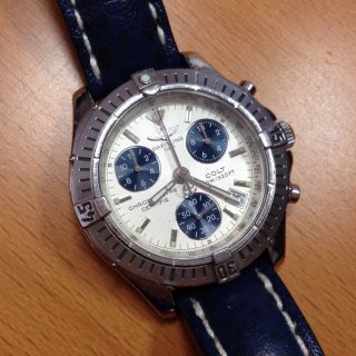 Breitling Colt Chronograph Quartz 100M Watch Blue