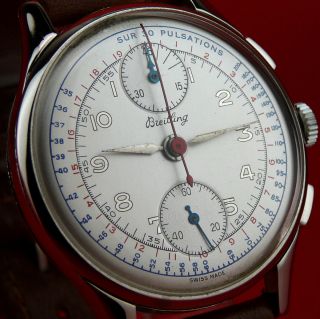 Vintage BREITLING CHRONOGRAPH Manual Wind from 1946 BEAUTIFUL