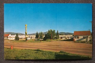1960s Old Cars Mountain View Motel Bozeman MT Gallatin