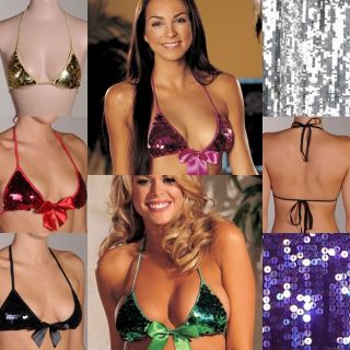 shirley of hollywood all over sequin bra top 286