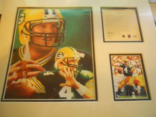 RARE Brett Favre matted print #0045 Green Bay Packers Kelly Russell 