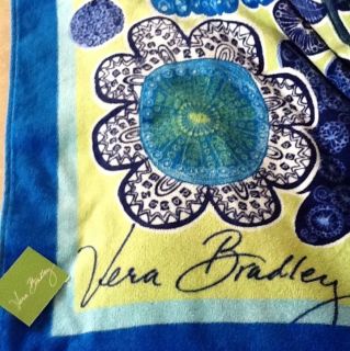 Vera Bradley New with Tags Daisy Doodle Beach Towel