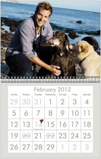  Bradley Cooper 2012 Wall Calendar