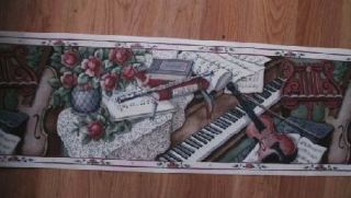PA# 94 Musical Harp Banjo Piano Flute Guitar Related Sheet Music 3 
