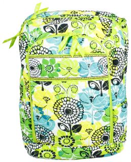 Vera Bradley Limes Up Laptop Backpack Book Bag Tote School New