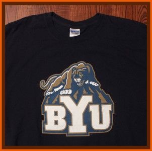 BYU Brigham Young University Cougars Authentic Bold Logo Blue Large 