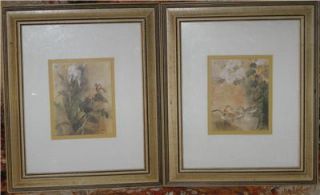 two l gaydos oriental floral prints