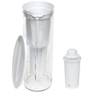 New Brita Slim Water Pitcher Holds 40 Fluid oz w Filter 2 Day Shipping 