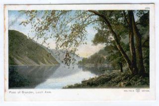 UK Scotland Loch Awe Pass of Brander Lovely Postcard