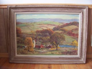 William Heaslip oil painting on canvas Branchville New Jersey