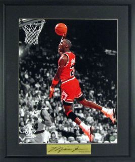 Michael Jordan Framed Spotlight Photograph Signature Series 2 Sizes 