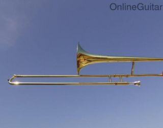 New 2011 Gold Trombone w Case Yamaha Care Kit Save
