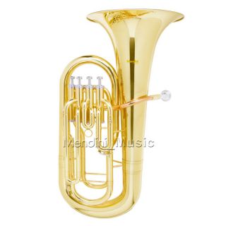 2010 New 4 Valve Gold Brass BB Euphonium Case $39TUNER