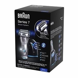 Braun Series 7 790cc Cordless Electric Shaver with Cleaning Cartridges 